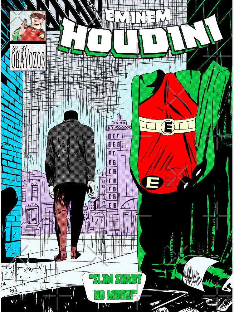 I turned Houdini into a comic book! : r/Eminem