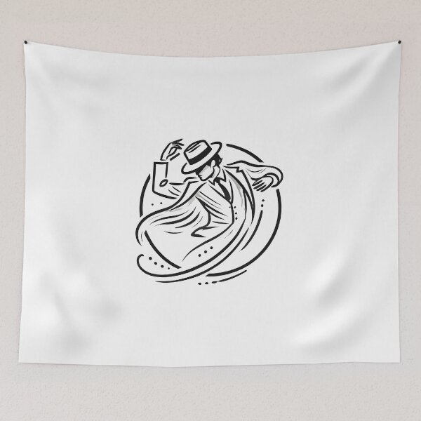Item preview, Fluid Dancer Silhouette - Line Art - Pop Music designed and sold by Fenay Designs.