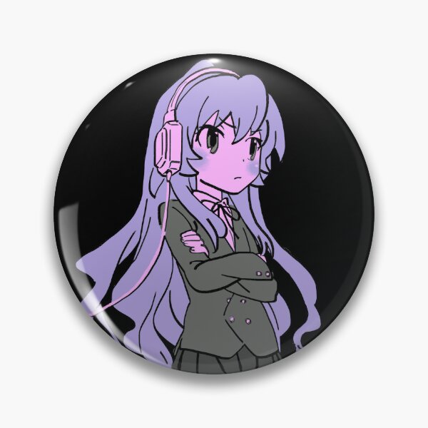 Item preview, Ransroom draws pink pastel taiga aisaka with headphones / toradora! designed and sold by RansRoom.