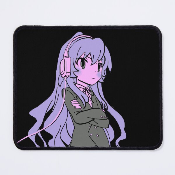 Item preview, Ransroom draws pink pastel taiga aisaka with headphones / toradora! designed and sold by RansRoom.