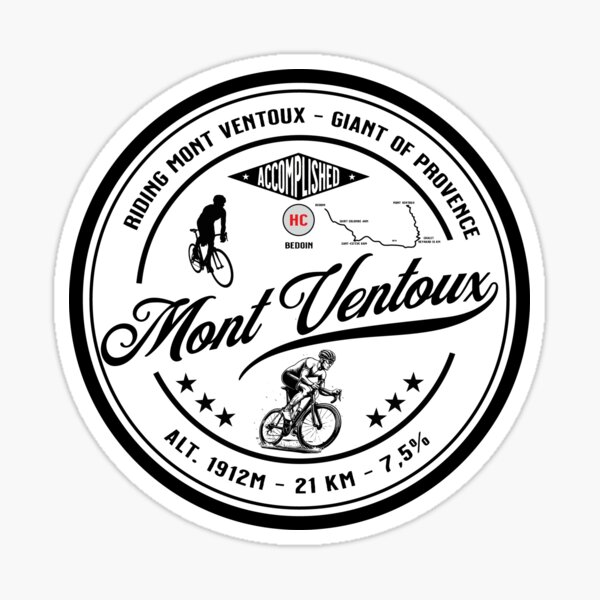 Item preview, Mont Ventoux, finisher badge designed and sold by Nils1977.