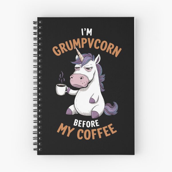 Item preview, Grumpycorn Alert Pre-Coffee designed and sold by InsanseCreation.