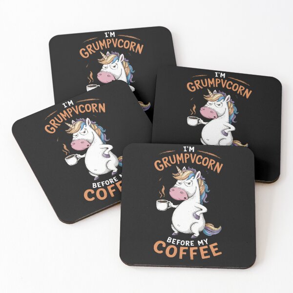 Item preview, Grumpycorn Alert Pre-Coffee designed and sold by InsanseCreation.
