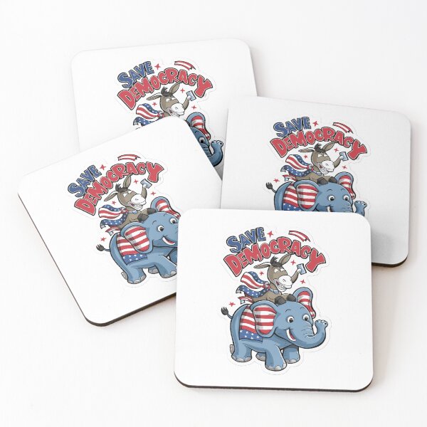 Item preview, Save democracy, vote, United we stand designed and sold by RedCircleArt.