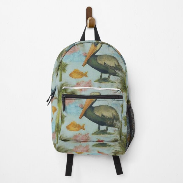 Item preview, Summer Pelican Pattern | Vibrant Seasonal Art Prints designed and sold by FitEnvy.