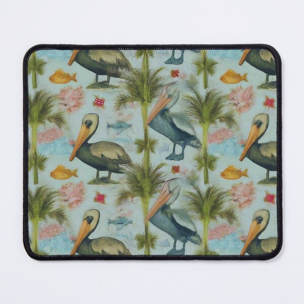 Item preview, Summer Pelican Pattern | Vibrant Seasonal Art Prints designed and sold by FitEnvy.