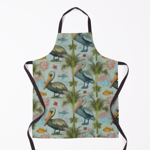 Item preview, Summer Pelican Pattern | Vibrant Seasonal Art Prints designed and sold by FitEnvy.