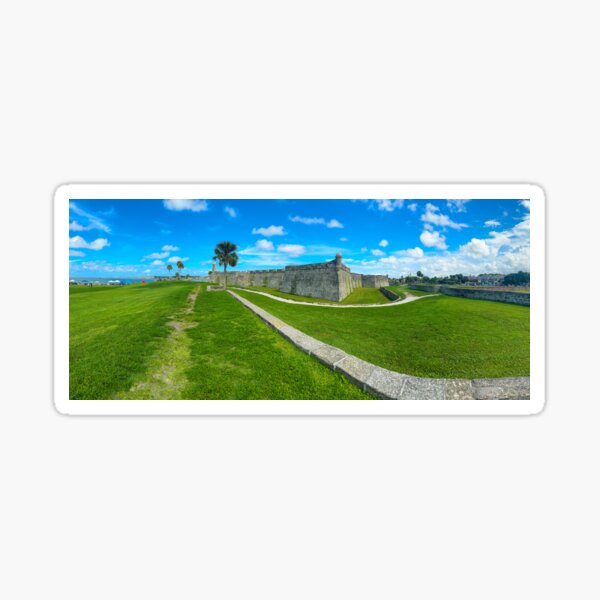 Item preview, Old Fort, St, Augustine, Florida Panorama designed and sold by SafariByMarisa.