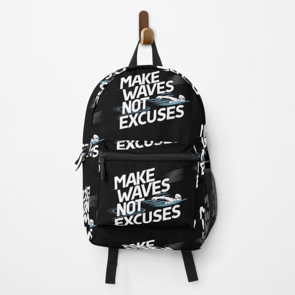 Item preview, Swimming sport, Make Waves Not Excuses designed and sold by decorwonders.