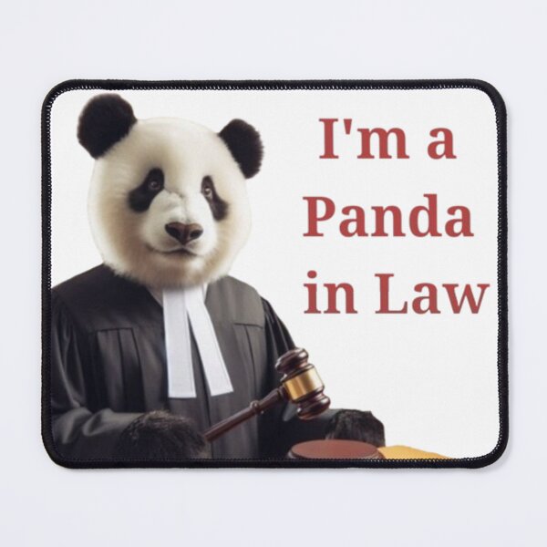 Item preview, Panda in Law designed and sold by Asiantrendzz.