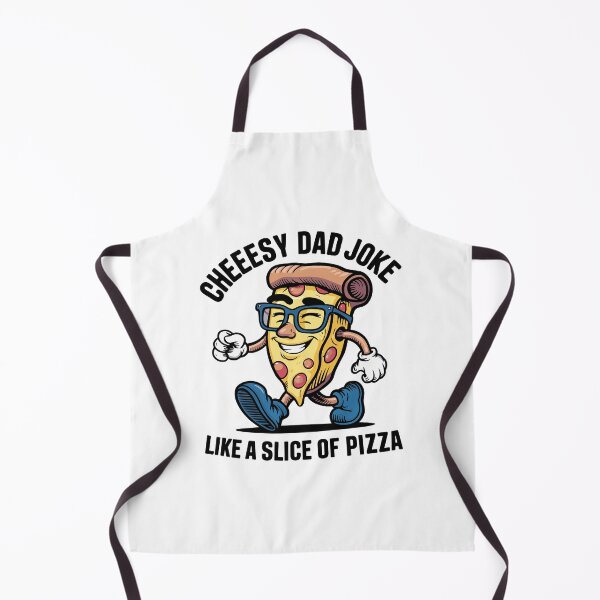 Aperçu de l'œuvre Un papa au fromage plaisante avec une tranche de pizza créée et vendue par DreamVibeShirt.