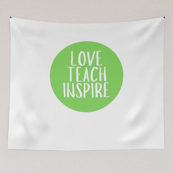 Item preview, Love Teach Inspire  designed and sold by CharmStudio.