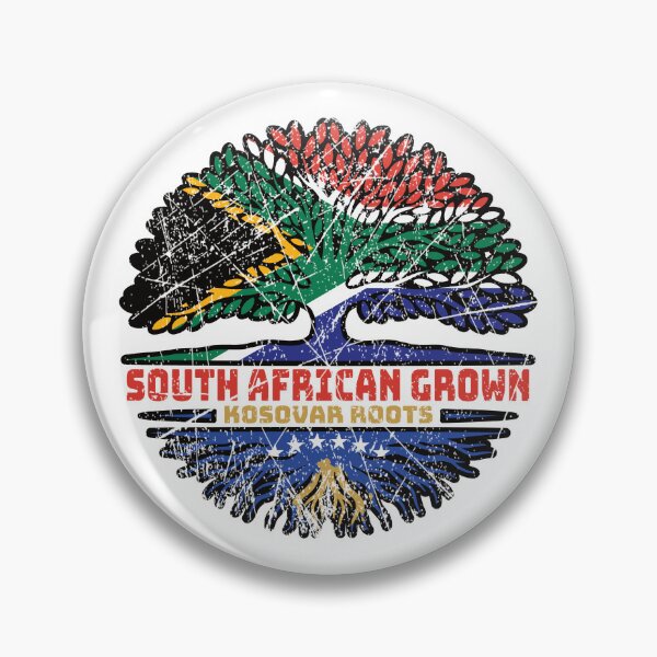 Item preview, Kosovo Kosovar South African South Africa Tree Roots Flag designed and sold by FlagX.
