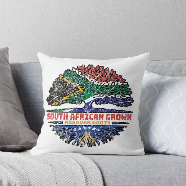 Item preview, Kosovo Kosovar South African South Africa Tree Roots Flag designed and sold by FlagX.