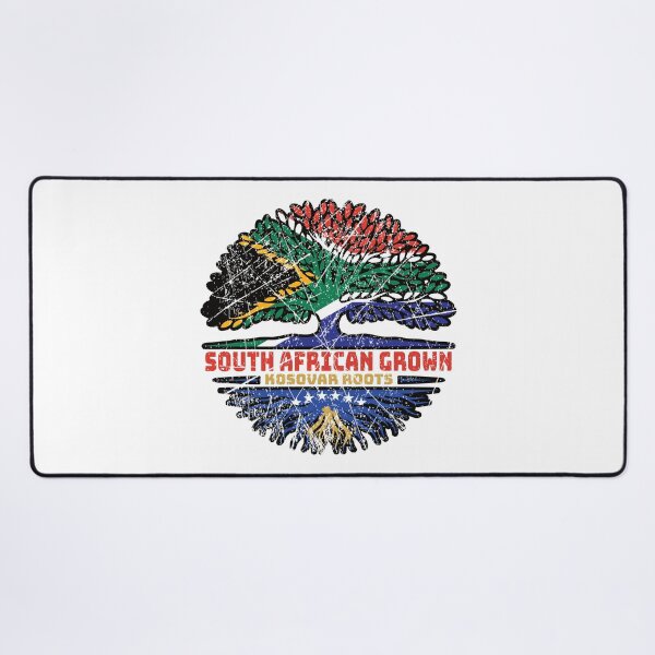 Item preview, Kosovo Kosovar South African South Africa Tree Roots Flag designed and sold by FlagX.