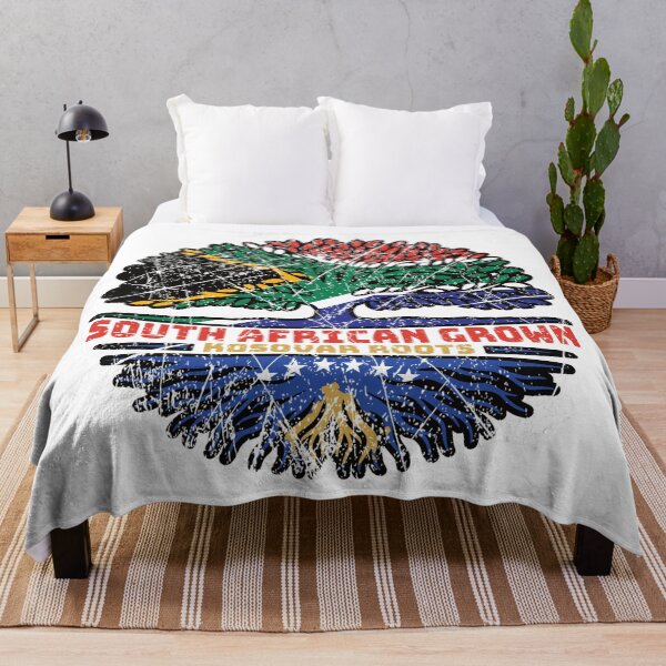 Item preview, Kosovo Kosovar South African South Africa Tree Roots Flag designed and sold by FlagX.