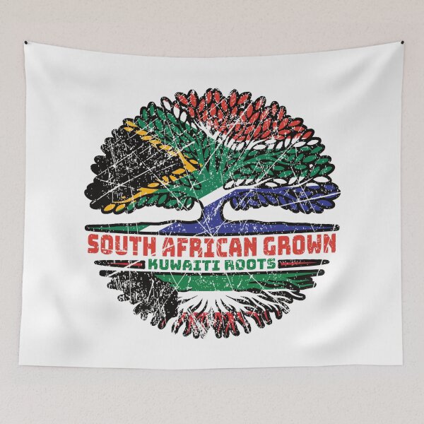 Item preview, Kuwait Kuwaiti South African South Africa Tree Roots Flag designed and sold by FlagX.