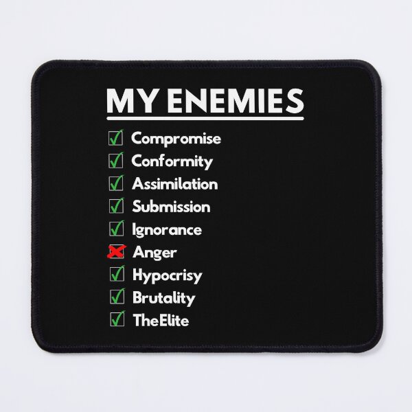 Item preview, Know Your Enemy designed and sold by UNK-Fatigues.