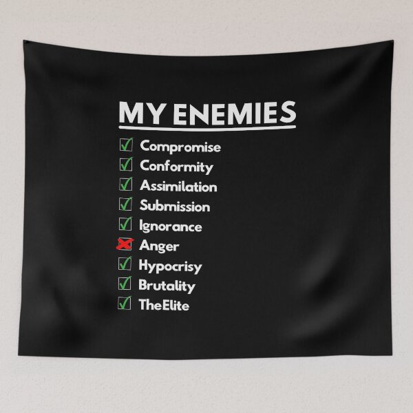 Item preview, Know Your Enemy designed and sold by UNK-Fatigues.