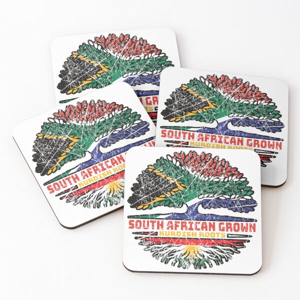 Item preview, Kurdistan Kurdish South African South Africa Tree Roots Flag designed and sold by FlagX.
