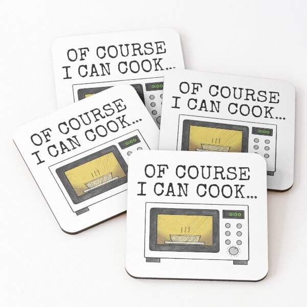 Item preview, Of Course I Can Cook, Microwave Sarcasm Funny designed and sold by doodlerob.