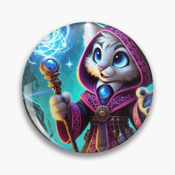 Item preview, Magical Cat Wizard in Enchanted Forest designed and sold by TeslaSt0re.