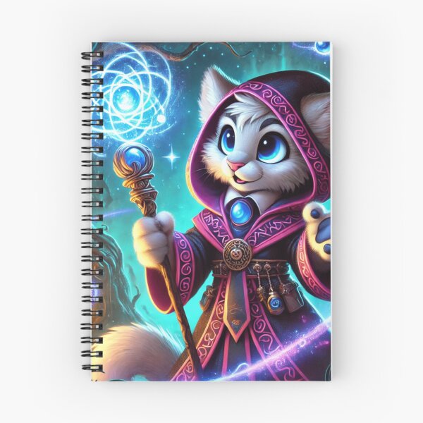 Item preview, Magical Cat Wizard in Enchanted Forest designed and sold by TeslaSt0re.