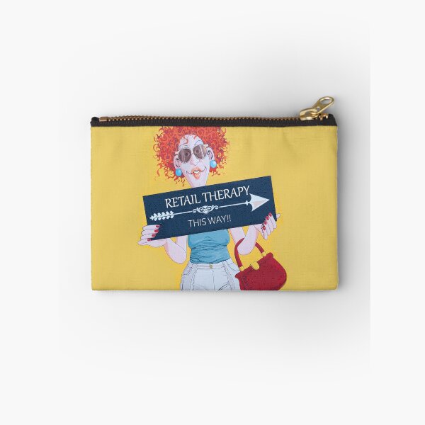 Item preview, Funny Retail Therapy Shopping Poster  designed and sold by KALEIDOSCOPE UK.