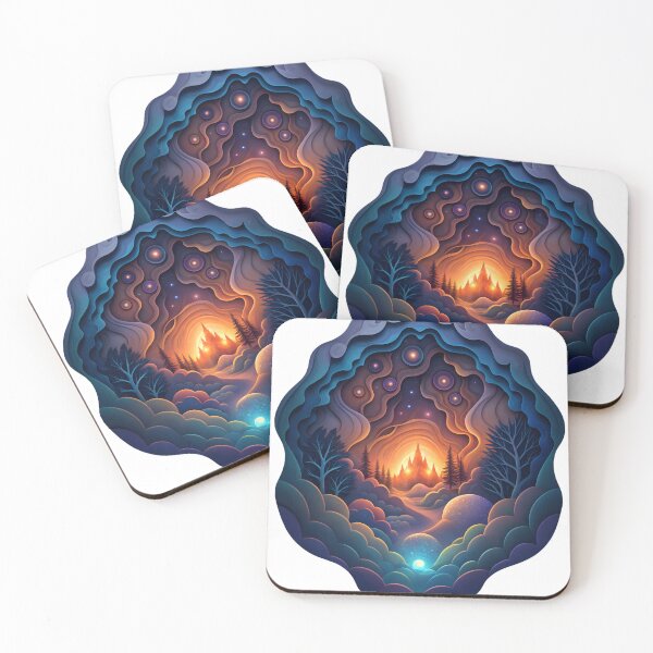 Item preview, Paper fantasy design forest,isolated element designed and sold by Creative88Art.