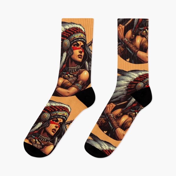 Item preview, Native American warrior spirit designed and sold by Greenbessela.