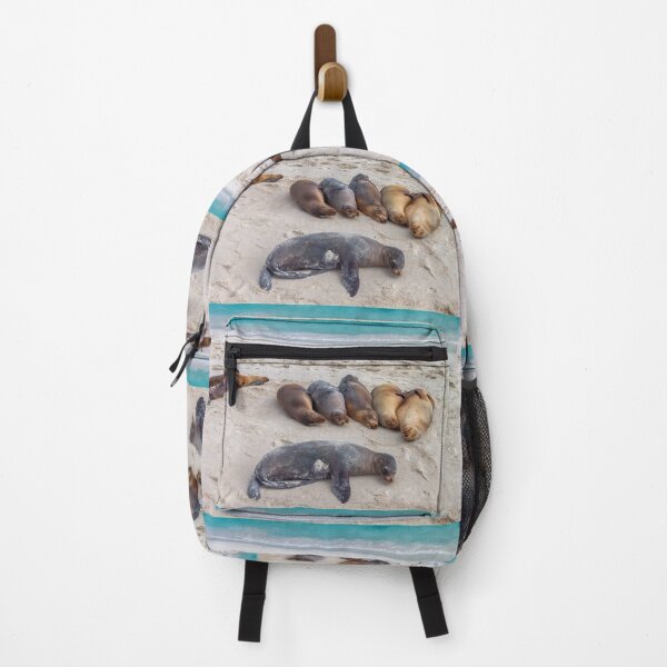 Item preview, Sea Lions Bathing on the Beach designed and sold by SafariByMarisa.