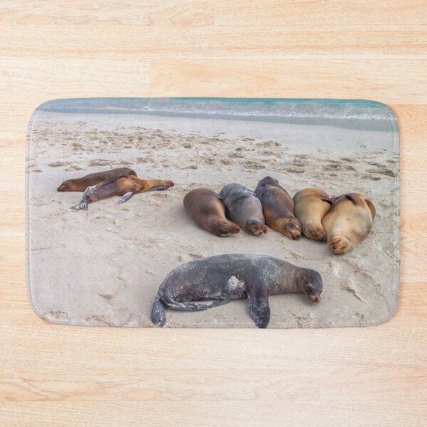 Item preview, Sea Lions Bathing on the Beach designed and sold by SafariByMarisa.