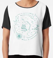Wissenschaftliche, Bildungselemente. Chiffontop