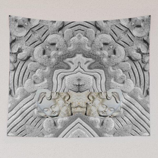 Item preview, COLORLESS GEOMETRIC FACE ANGEL ABSTRACT CEMETERY designed and sold by Ralek.