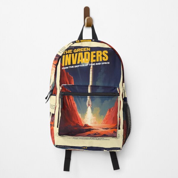 Item preview, Retro movie poster 60's sci fi movies space invasion designed and sold by erozzz.