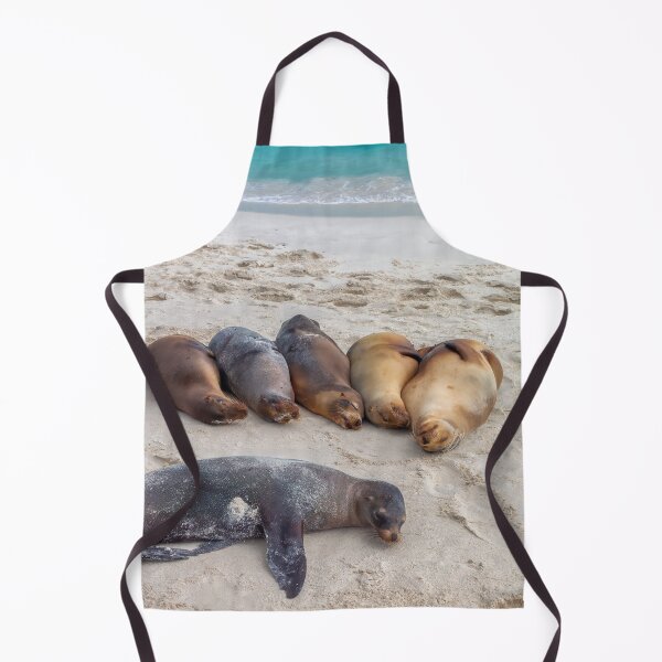 Item preview, Sea Lions Bathing on the Beach designed and sold by SafariByMarisa.