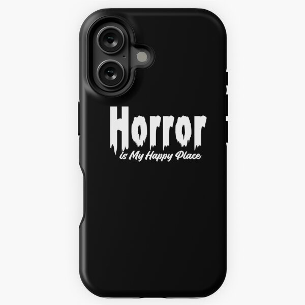 Item preview, Horror is my Happy Place designed and sold by CreepyBonfire.