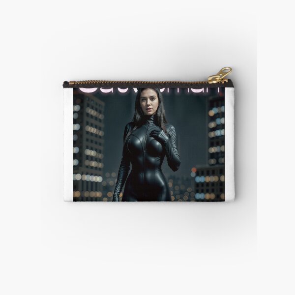 Item preview, Catwoman in cyberpunk city,realistic digital art,leather clothing  designed and sold by Creative88Art.