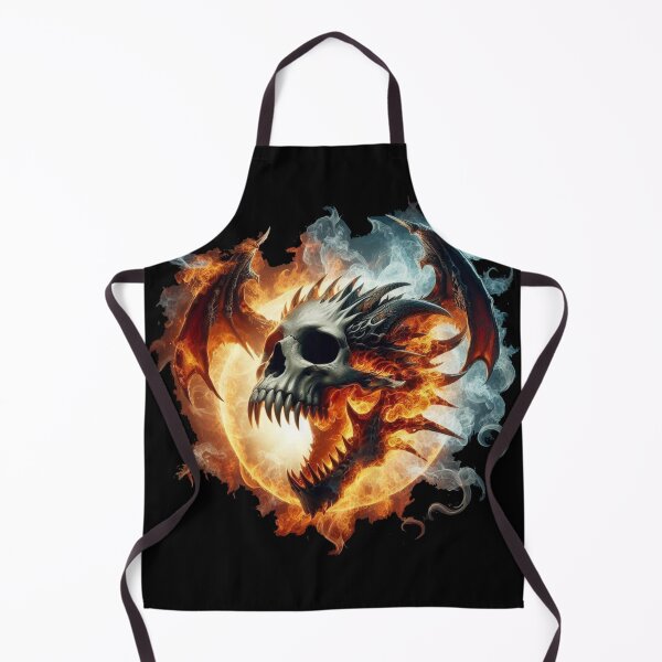 Item preview, a flaming hybrid skull designed and sold by MysteryAlien.