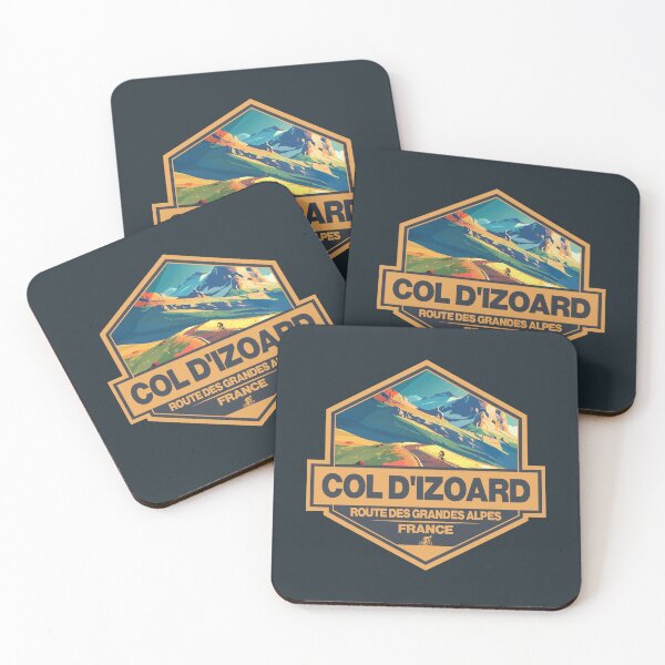 Item preview, Col d Izoard France Travel Art Badge designed and sold by KrisSidDesigns.