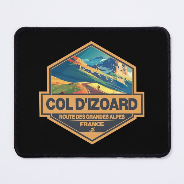 Item preview, Col d Izoard France Travel Art Badge designed and sold by KrisSidDesigns.