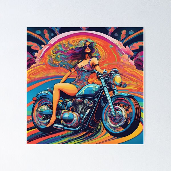 Item preview, Sunset Rider Lady designed and sold by PSYStickersAUS.