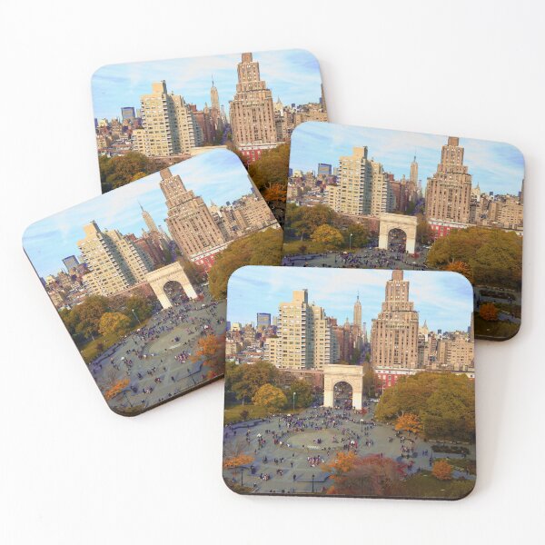 Item preview, Fall in Washington Square Park, New York City designed and sold by Jetsetting-W-US.