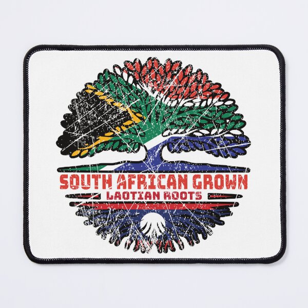 Item preview, Laos Laotian South African South Africa Tree Roots Flag designed and sold by FlagX.