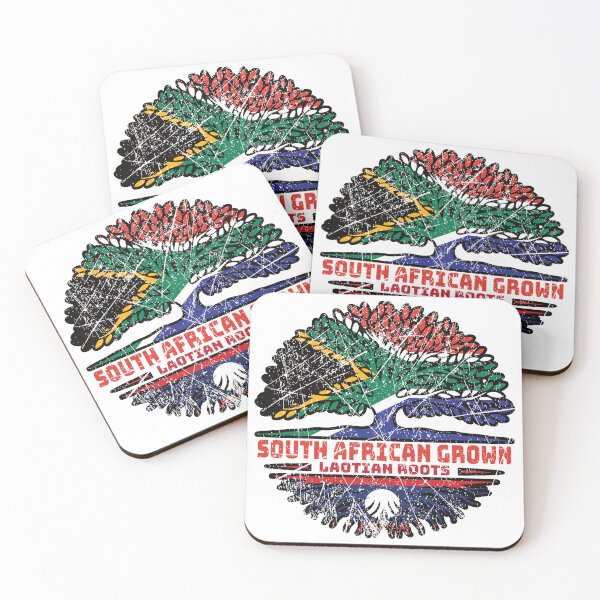 Item preview, Laos Laotian South African South Africa Tree Roots Flag designed and sold by FlagX.