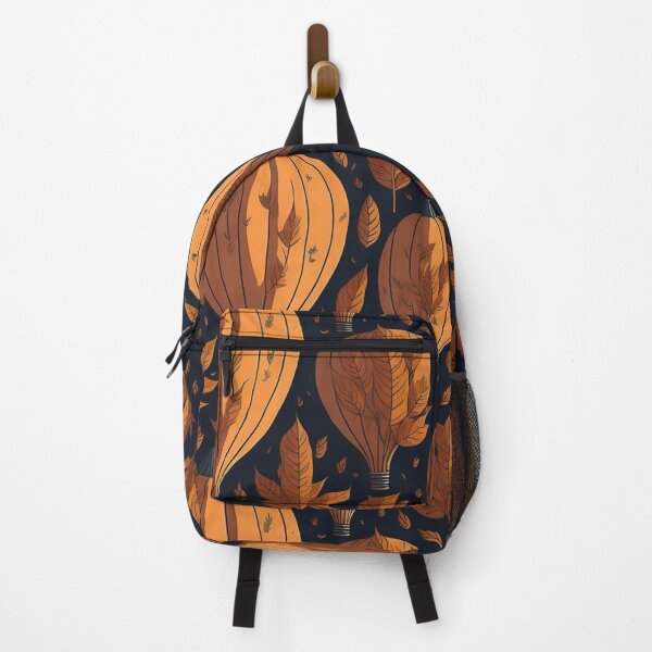 Item preview, Rustic Autumn Balloon and Leaf Pattern designed and sold by Daniel Haddad.