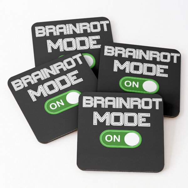 Item preview, Brainrot Mode ON Funny Meme designed and sold by AxelBrook.