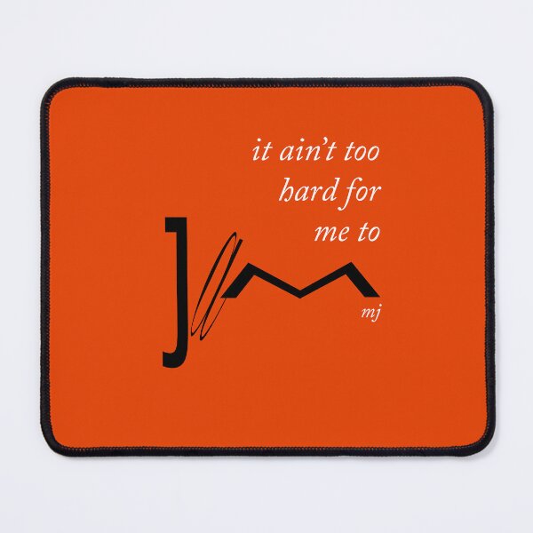 Item preview, "It ain't too hard for me to JAM" (black and white) designed and sold by SWG Mixes & Merchandise.