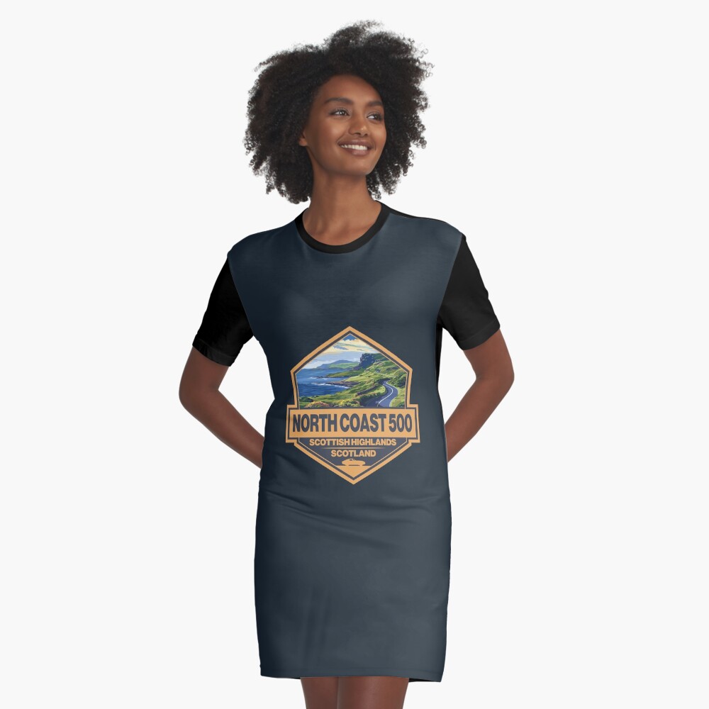 Item preview, Graphic T-Shirt Dress designed and sold by KrisSidDesigns.