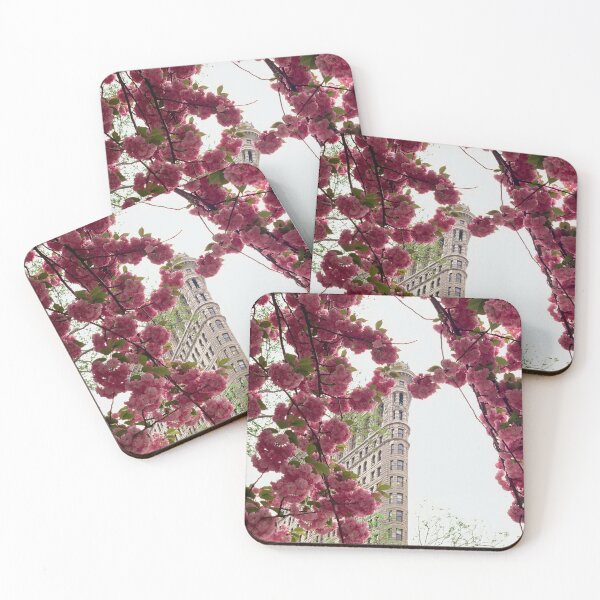 Item preview, Cherry Blossoms Framing Flatiron Building in New York City designed and sold by Jetsetting-W-US.
